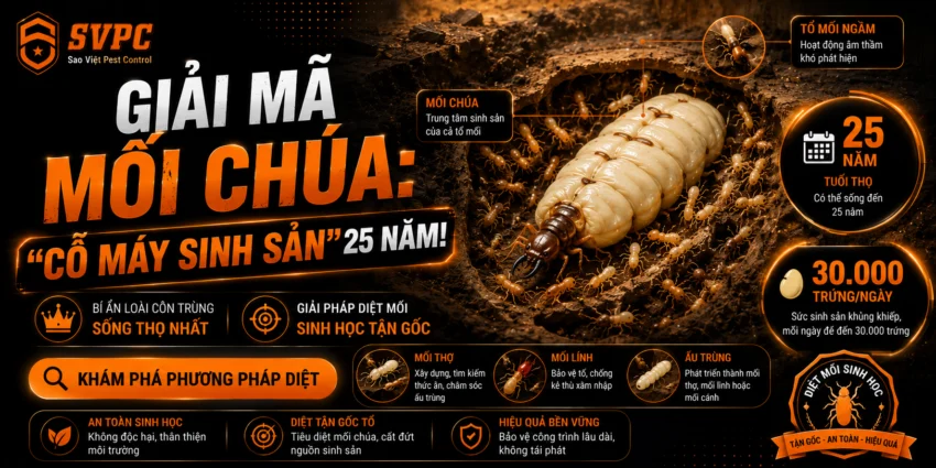 Mối Chúa – Sự Thật Về “Cỗ Máy Sinh Sản” Sống 25 Năm Dưới Đất