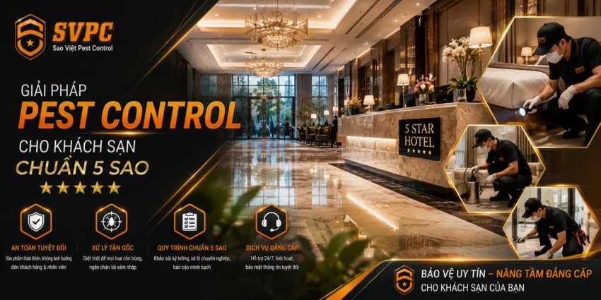 Giải Pháp Pest Control Cho Khách Sạn Chuẩn 5 Sao